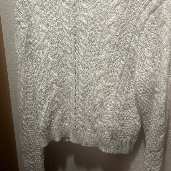 Cozy Cream Cable Knit Cardigan - Picture 6 of 8
